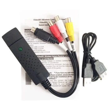 1set USB 2.0 HDMI to RCA usb adapter Аудио конвертор на Видео PC Кабели за TV, DVD, VHS capture device pk