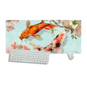Koi Fish черешов Цвят Japanese Pad to Mouse Game Desk Table Protect Game Office Work Mouse Mat pad Нескользящая Възглавница за лаптоп