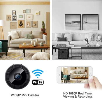 A9 Mini WiFi Camera HD 1080P Night Version Micro Voice Wireless Запис на HD IP Camera Video Surveillance Mini Camera