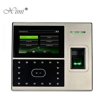 Uface800 Face And Fingerprint Time Attendance And Access Control System TCP/IP Fingerprint Time Recorder With Card Reader RFID