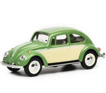 Schuco 1:64 VW Beetle beige green Diecast Model Car