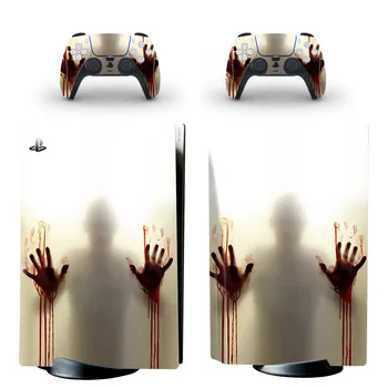 The Walking Dead PS5 Standard Disc Skin Sticker Decal Cover for PlayStation 5 Console & Controller PS5 Disk Skin Sticker Винил
