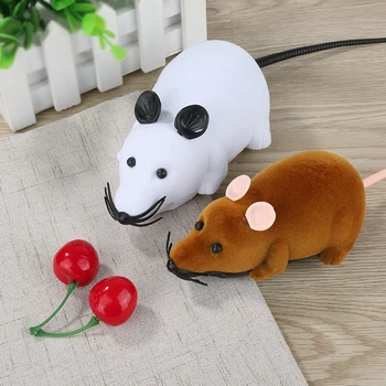 RC Animals RC Cat Pets Wireless Remote Control Rat Mouse Toy Moving Mouse For Playing Котка Ivan For Cats Infrared Radio Control