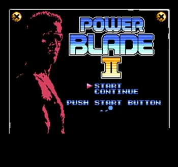Power Blade 2 60 Pin Game Card Customized For 8 Bit 60pins Game Player