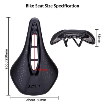 МТБ на седлото разширено 25x16 см просвет под наем удобно на седлото дышащее седалка
