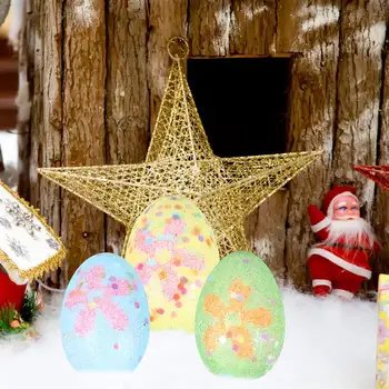 24шт Великденско Яйце Декорации DIY Яйце Партия Окачване Пъстри Яйца на Пяна Играчки