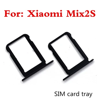 За Xiaomi Mi Mix 2S Тава За SIM-Карти + Micro SD Притежателя на Тавата За Карти Слот Адаптер Гнездо За Xiaomi Mix 2S Подмяна 1бр