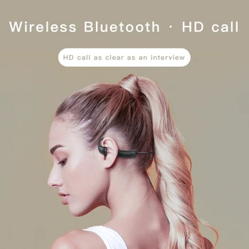 Нов G100 костната проводимост bluetooth 5.1 слушалки водоустойчив ухото на куката безжичен разговор с микрофон с високо качество на спортни слушалки