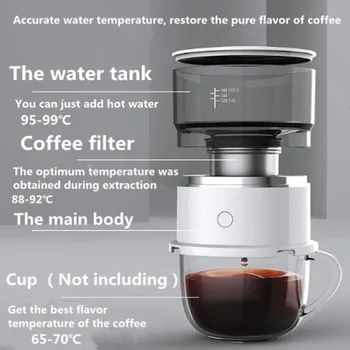 Преносим многократна употреба Електрически Филтър За Кафе Автоматична Кафе машина, Прибори За кафе Краен кана за Кафе Капково Кафе Аксесоари