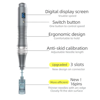 Dr pen M8 latest Wireless dermapen professional electric led derma pen MTS Anti Aging Skin Care microneedling machine