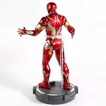 Marvel 14 Inch cm Iron Man, Toy Pvc Фигурки са подбрани Модел Със Светлината Vengers Figure Model [Подвижни Ставите]