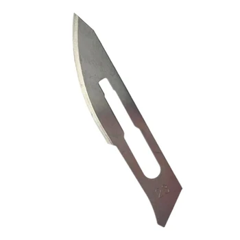 10 броя нож скалпел от неръждаема стомана + 1 бр дръжки скалпел САМ режещ инструмент ремонт на ПЕЧАТНИ платки животно скалпел нескользящий метал