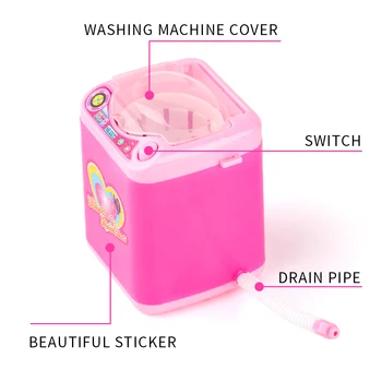 THINKSHOW Mini Electric Washing Machine Makeup Brush Cleaner Device Автоматично Почистване на Пералната Машина, Мини Играчка