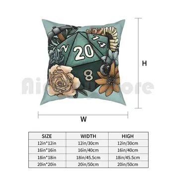 Cleric Class D20-Tabletop Игри Със Зарове Pillow Case Printed Home Soft Хвърли Pillow D20 D D And Dnd Tabletop Игри Със Зарове