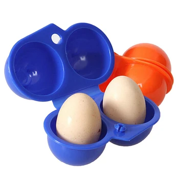 Открит Сгъваем Къмпинг Нечупливи 2 Яйца Кутия За Съхранение На Товароносимост На Притежателя Кухненски Шкаф За Съхранение На Грим За Съхранение На Открит Инструмент