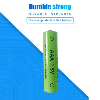 1-4БР New AAA Battery 2200mah 1.5 V Alkaline AAA Rechargeable battery for Remote Control Toy light Batery