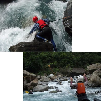 Водни Спортове Safety Хвърли Bag Rescue Kayaking Светлоотразителни Хвърли Line Въжето Lightweight - 52ft 69ft 102ft