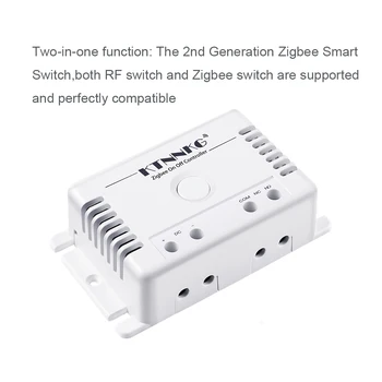 KTNNKG DC12V 24V 1CH SASHA ZIGBEE Intelligent Lamp Switch Relay Module Smart Life/ TuyaWireless Remote Control Of Home Lghting