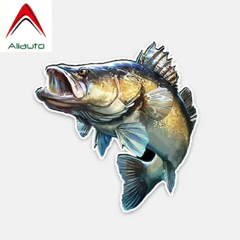 Aliauto Animal Car Sticker Реалистична Интересна Мода Самоличността на Риба Водоустойчив Бижута и Аксесоари Винил,14 сантиметър*14 сантиметър