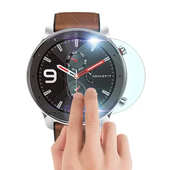 Закалено Стъкло Прозрачно Защитно Фолио За Защита на AMAZFIT GTR Sport Watch 42 mm 47 mm Smartwatch Display Screen Protector Cover