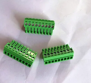50шт мъжки стъпка 3,5 мм, 2P 3P 4P ~ 10 ПЕНСА Plug печатни клеммный блок KF2EDG/KF2EDGK-3,5 мм 15EDG/MC1.5-ST