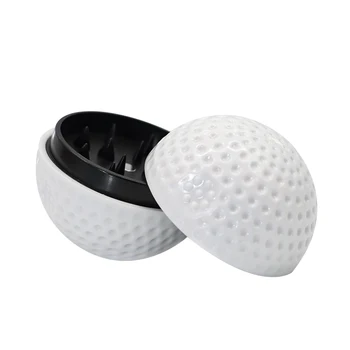 HORNET Golf Ball White Acrylic Herb Grinders 1.7 Inch Mini Plastic Smoking Grinders Тютюневи Аксесоари