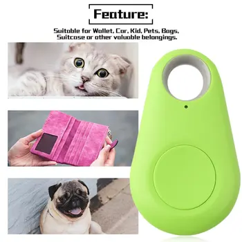 Mini Anti-lost Bluetooth-съвместими 4.0 Tracker е GPS Локатор Tag Alarm Портфейла Key Pet Dog Finder Pocket Size Smart Tracker