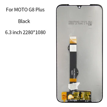 Оригинални LCD дисплей За Motorola Moto G8 Play G8 Plus LCD дисплей с touch Screen Digitizer Assembly Black Screen Test Free Tools