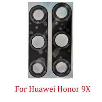 Мобилен телефон Задната част на Задната Камера със Стъклен Капак на Обектива За Huawei Honor 9X Задната Начало Голяма Камера, Обектив Стъкло За Honor9X Със Стикери Части