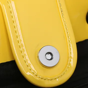Дамска Лачена Кожа/Платно, Висок Капацитет На Рамото Crossbody Чанта Мода Париж Франция Марка Tote Bag Shopping Hand Bag