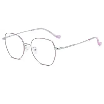 2021 нова тенденция метална самоличността на плоски слънчеви очила мода красиво обзаведени очила могат да бъдат оборудвани с рамки за очила късогледство.