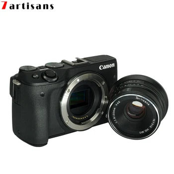 7artisans 25mm F1.8 APS-C Prime Обектив За Sony E-Mount /Fujifilm/Canon EOS-M Mout Micro 4/3 Камери A7 A7II A7R Безплатна Доставка