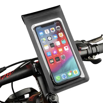 Колоездене на МТВ Велосипед Скоба Сензорен Екран Водоустойчива Чанта за Притежателите на Мобилен Телефон Скоба на Кормилото на Велосипед, Мотоциклет Огледало Поддръжка