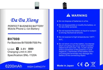 Безплатна Доставка 6200mAh V575868P BV7000 Батерия За Blackview BV7000 Pro BV7000 Подмяна на Телефонни Батерии + Безплатни Инструменти