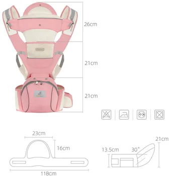 Новородени 0-48 Месеца Раници Baby Carrier Детската Hipseat Carrier 3 В 1 Предна Ергономична Кенгуру Baby Wrap Sling bag