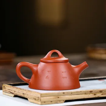 Yixing Известния Master Кана Всички Ръчно Изработени Риба Ши Пяо Чайник Творчески Чай И Прибори