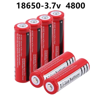 18650 литиево-йонна Батерия 3.7 В Волта 4800 mah BRC 18650 Акумулаторна Батерия Литиево-йонна батерия Литиеви Батерии Power Bank Факел