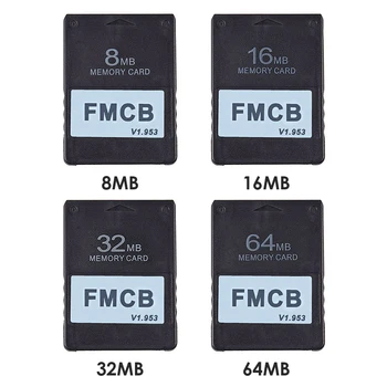 За SONY PS2 FMCB Free McBoot Card v1.953 Карта за Sony Playstation2 8MB/16MB/32MB/64 MB Карта с памет OPL MC Boot Program Карта