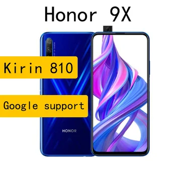 Honor 9X смартфон 4GB RAM, 64GB ROM Мобилен телефон Kirin 810 Octa Core 6.59 inch Android 9.0 48.0 MP 4000mAh
