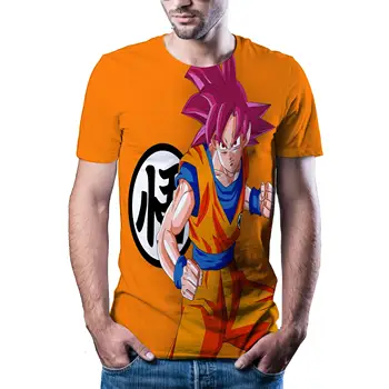 Нова мъжка тениска висококачествена мъжка тениска ежедневно с къси ръкави 3D character printing мъжка тениска fashion cool T-shirt men