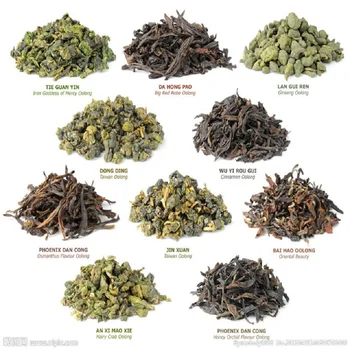 36 Различни Чайове, Включително Oolong чай пу-ерх Черен Зелен Билков Цветен Чай Подарък 250 г Китайски Чай Премиум Качество