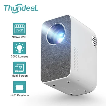 ThundeaL TD855 HD Проектор 3500 Лумена ±40° Keystone WiFi Multiscreen Mini Projetor за видео 1080P 3D Домашно кино в прожектор