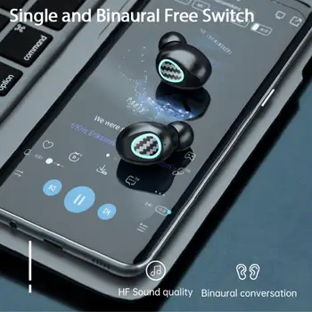 Ах италиански хляб! r7/8/9 Bluetooth 5.1 TWS Слушалки Heavy Bass 9D Стерео намаляване на шума Безжични Слушалки Спортни Водоустойчиви Слушалки За Телефон