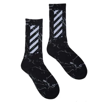 1 Чифт Градинска Чорапи Мъжки Лента За Компресиране На Мъжки Чорапи Бял Черен Памук Топъл Корейски Смешно Новост Чорапи