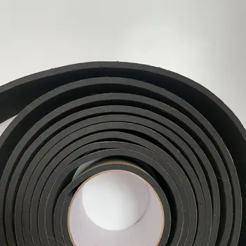 Продажба на едро на 5 мм дебела черна гъба EVA еднопосочна Лента Автомобили ударопрочная лента висока температура стационарно оборудване запечатване лента пенопластовая лента