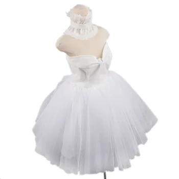 [wamami] 400# Елегантна Бяла рокля на Принцеса за 1/4 MSD DOD ОРБ BJD Dollfie
