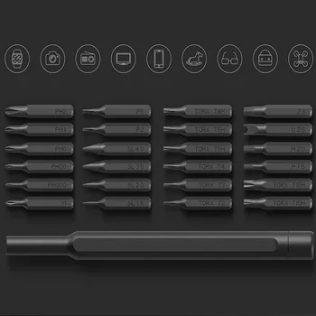 Оригинален Xiaomi Mijia Отвертка 24 В 1 Прецизна Отвертка Набор от Инструменти Магнитни Бита Xiomi Ремонт на Инструменти за Smart home MI