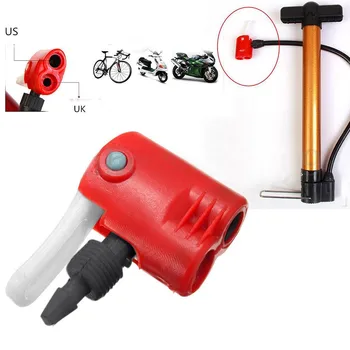 13# Bicycle US UK Converter Bicycle Cycle Tube Tire Replacement Dual Head Air Adapter Mountain Bike nozzle