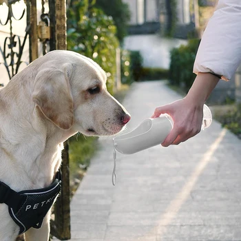 Xiaomi PETKIT Преносим Pet Бутилка с Вода Чаша 300/400 МЛ Кучета Пътуване Кученце Котка Пиенето Открит Пет Диспенсер за Вода