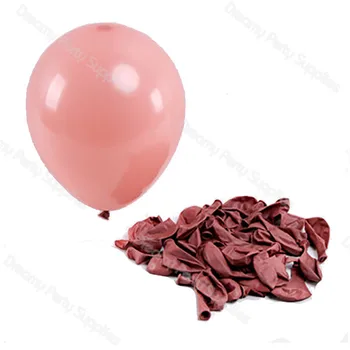 123шт Балони Венец Комплект Прашни Розово Гол Балон Арка Руж Globos Baby Shower Рожден Ден Брак Партия Декор за Доставка